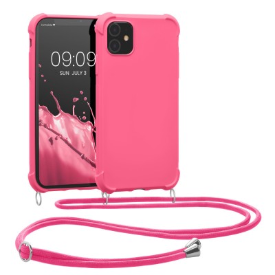 Husa pentru Apple iPhone 11, Silicon, Roz, 53838.77, kwmobile foto