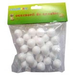 Sfera mica pentru activitati crafts,polistiren,2cm,60 bucati