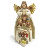 Set figurine Religioase polirasina multicolora 8x4.5x14 cm