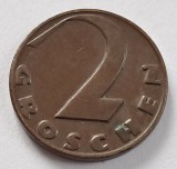 Austria, 2 Groschen 1937, Europa