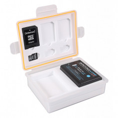 PATONA Cutie de depozitare pentru baterii și carduri de memorie Canon LP-E8 Nikon EN-EL14 Fuji NP-95 Pentax D-Li109