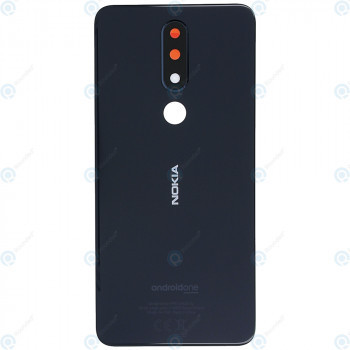 Nokia 5.1 Plus (TA-1105 TA-1108) Capac baterie albastru baltic 20PDALW0003 foto