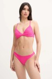 HUGO sutien de baie culoarea roz, 50540228