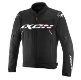 Cumpara ieftin Geaca (jacheta) motociclete barbati Racing/Roadster Ixon All season model Meteor 31 MS culoare: negru/alb (concept 3 in 1), XXXL