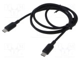 Cablu USB 2.0 VENTION USB-C nichelat 1m negru