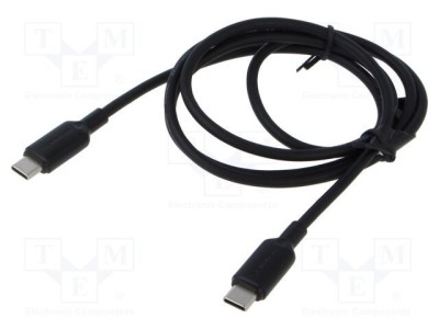 Cablu USB 2.0 VENTION USB-C nichelat 1m negru foto