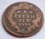 51. Moneda Olanda - Provincia Zeelandia 1 Duit (⅛ Stuyver) 1777, Europa