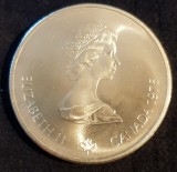 10 DOLARI 1975-CANADA-J.O. DE LA MONTREAL-48,6 GRAME ARGINT 925