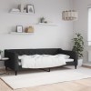 VidaXL Cadru de pat, negru, 100 x 200 cm, material textil