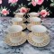 Set 6 cești cafea cu farfuriuțe