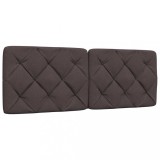 Perna Tablie Pat Gossi 120cm Maro Inchis Textil Poliester Umplutura PP Fixare Velcro Design Diamant