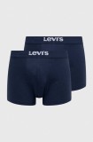 Levi&#039;s boxeri 2-pack bărbați, culoarea bleumarin 37149.0810-006