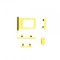 Side Key iPhone 14, 14 Plus, SET, Yellow
