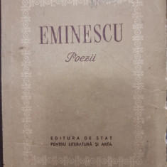 Eminescu Poezii Prefata Mihail Sadoveanu ESLA 1952