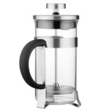 Presa franceza Berghoff pentru cafea si ceai Aroma, 0.35 L, Sticla termorezistenta, Otel, Transparent