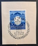 Guvernăm&acirc;ntul General Polonia (1943) - Decupaj 50 Groshen + 1 Złoty "4 Ani de Guvernăm&acirc;nt General cu Ștampilă "Krakau 26.X.1943" (USED) CLK1