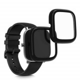 Set 2 Huse pentru Xiaomi Amazfit GTS 2 Mini, Kwmobile, Sticla securizata, Negru, 56690.01