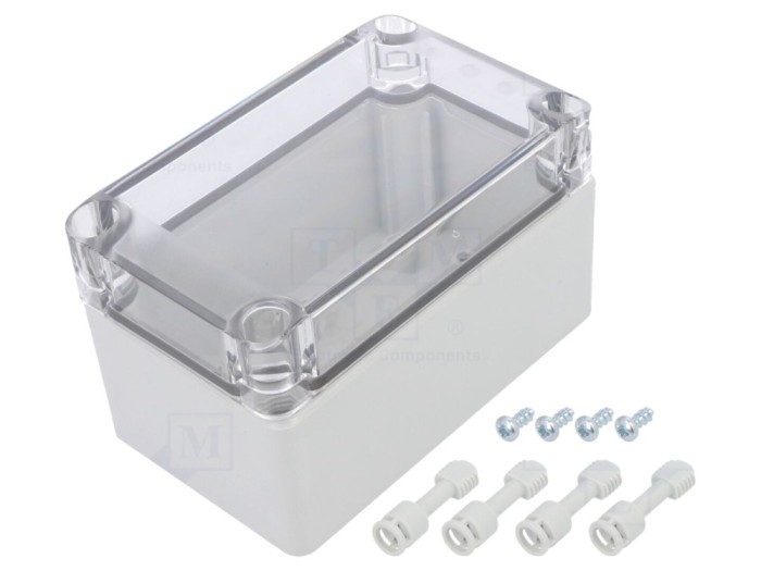 Carcasă universală policarbonat transparent