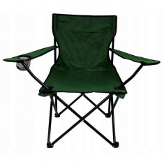 Scaun pliabil gradina, camping, pescuit, verde, max 120 kg, 50x50x80 cm GartenVIP DiyLine foto