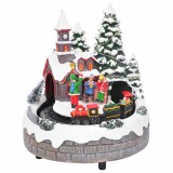 vidaXL Decorațiune de Crăciun pentru Masă Multicolour 16 x 16 x 19 cm