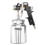 Pistol vopsit, vas inferior, aluminiu, 4 bar, 1 L, 1.5 mm 14-704, Neo