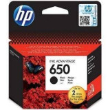 Consumabil HP Cartus 650 Black Ink Cartridge, Negru