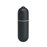 Mini Vibrator Lady Finger, Negru, 6 cm