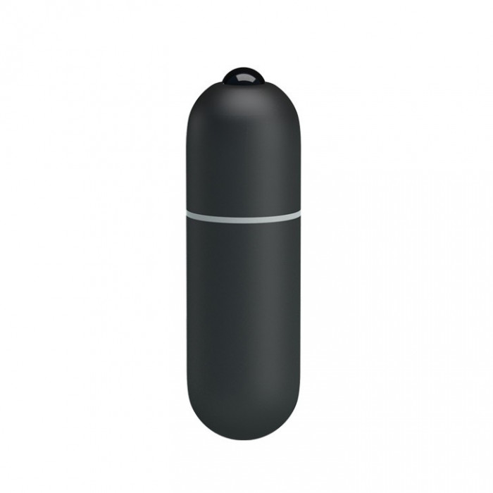 Mini Vibrator Lady Finger, Negru, 6 cm