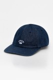 Levi&#039;s șapcă de baseball din bumbac culoarea bleumarin, cu imprimeu, 000AG-0003