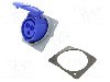 Conector alimentare AC, IEC 60309, IP44, 16A, 250V AC, 3 pini, AMPHENOL - 2CMA170004R1000