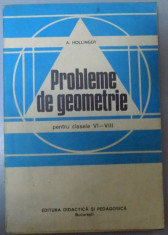 PROBLEME DE GEOMETRIE PENTRU CLASELE VI-VIII , 1982 foto