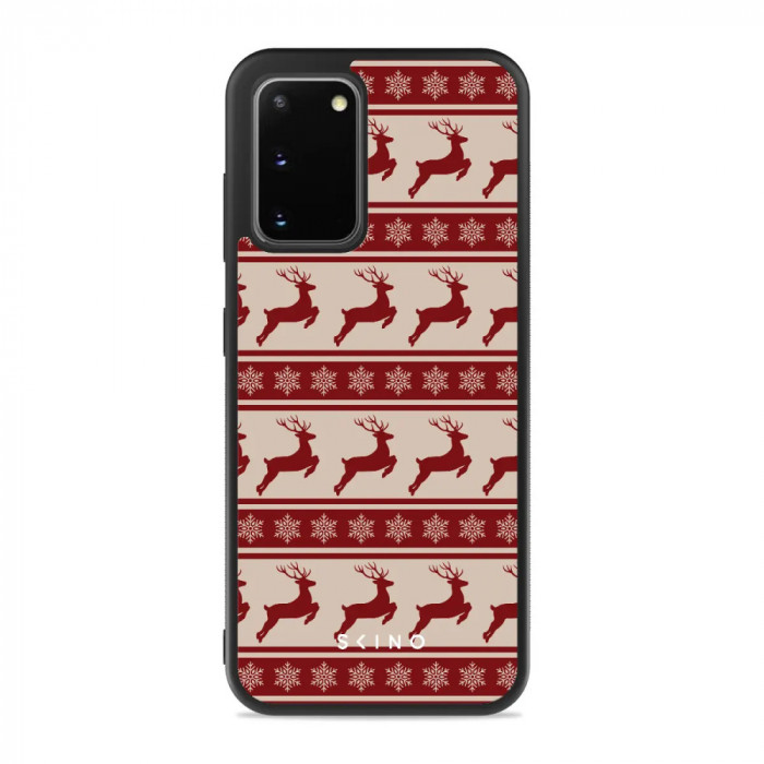Husa Samsung Galaxy S20 - Skino Rudolf, reni rosu bej