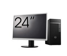 Calculator Second Hand DELL OptiPlex 7080 Tower, Intel Core i5-10500 3.10 - 4.50GHz, 8GB DDR4, 256GB SSD + Monitor 24&amp;quot; NewTechnology Media