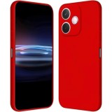 Husa Soft Touch, slim, ALC Mobile, anti soc, compatibila cu OPPO A5 Pro, Rosu Tpu