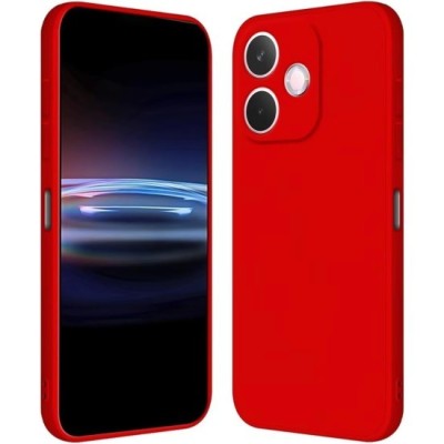 Husa Soft Touch, slim, ALC Mobile, anti soc, compatibila cu OPPO A5 Pro, Rosu Tpu foto