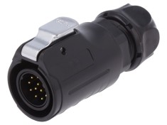 Conector circular tată 12 pini aurit 5A