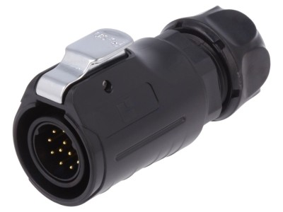 Conector circular tată 12 pini aurit 5A foto