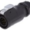 Conector circular tată 12 pini aurit 5A