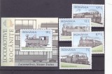ROMANIA 2018 - LOCOMOTIVE, MOCANITE, SERIE+COLITA, MNH - LP 2208