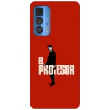 Husa compatibila cu Motorola Moto G51 5G model El professor Casa del papel, Silicon, TPU, Viceversa