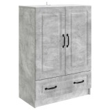 vidaXL Bufet cu sertar Gri Beton 66 x 34,5 x 92 cm Lemn prelucrat 895818