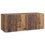 vidaXL Oglindă TV montată pe perete Lemn vechi 78,5 x 31 x 30 cm 898553