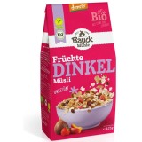 Musli Spelta Bauckhof cu Fructe Neindulcit, Bio, 425g