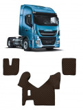 Cumpara ieftin Set covorase piele ecologica truck IVECO STRALIS (2013-2022) Maro