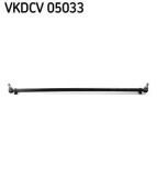 Bara bieleta directie Volvo camion, lungime 1645 mm, tub 42 mm, con 24/29 mm, OE 3986450 1626637 3988711, SKF VKDCV05033