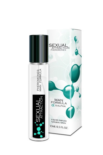 Parfum cu feromoni pentru barbati, Sexual Attraction 15 ml