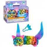 Mini jucarie de plus interactiva, Furby Dj Furblets, Rain-Bow-Kat, G1783