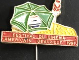 ISGSTR1 Pin vechi de colecție - Festival du Cinema Americain Deauville 1991, retro