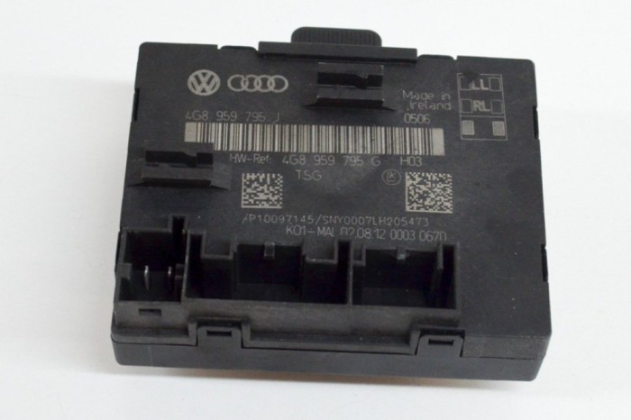 Modul de control ușă st&acirc;nga spate AUDI A6 4G2, C7, 4GC 2012 OEM: 4G8959795J,4G8959795G 15231371