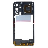 Carcasa Mijloc Samsung Galaxy A15 4G A155 Negru Originala, Include Buton Volum, Bulk